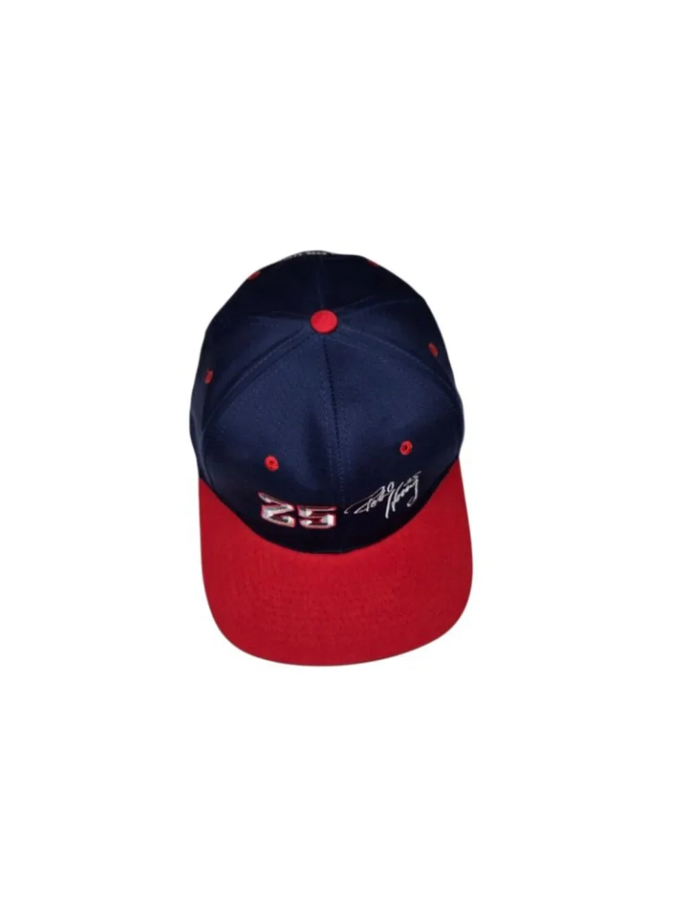 Vintage Houston Rockets Robert Horry #25 Embroidered Signature Snapback Hat 90s